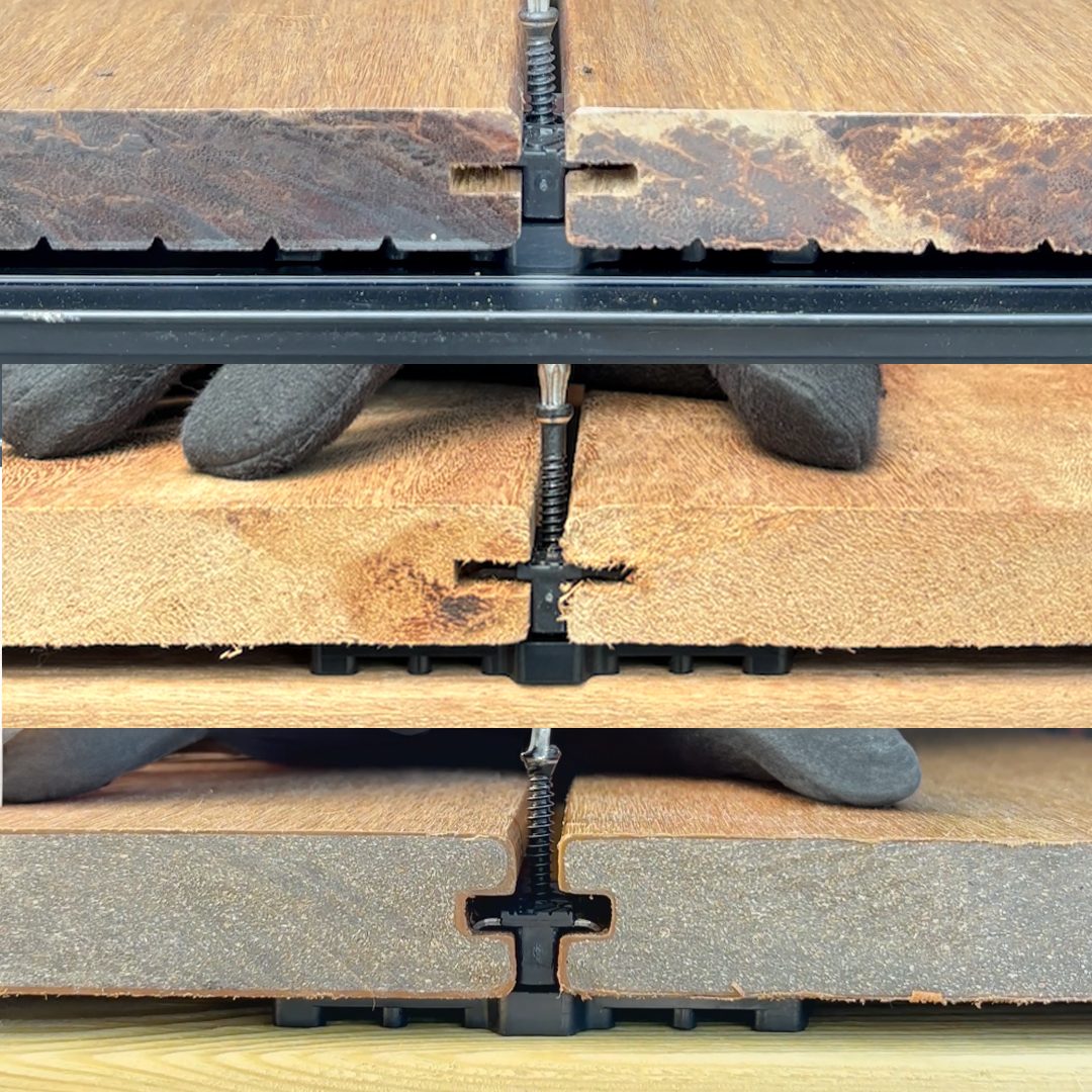 Met welke Cobra® clip installeert u uw terrasplank?