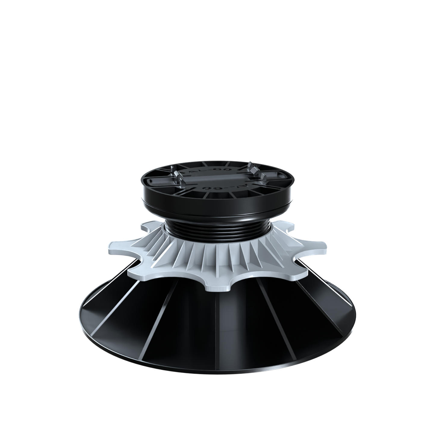 Plot réglable Nivo en polypropylène pour terrasse, hauteur 80-140 mm