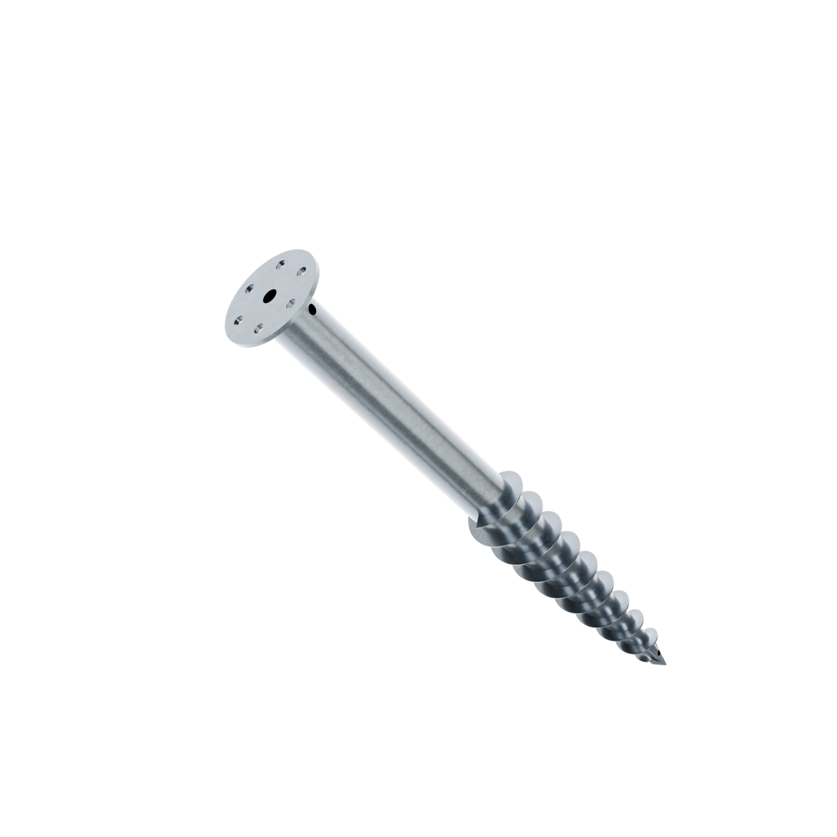 Support Spiral en inox pour lambourde, vue sur fond neutre