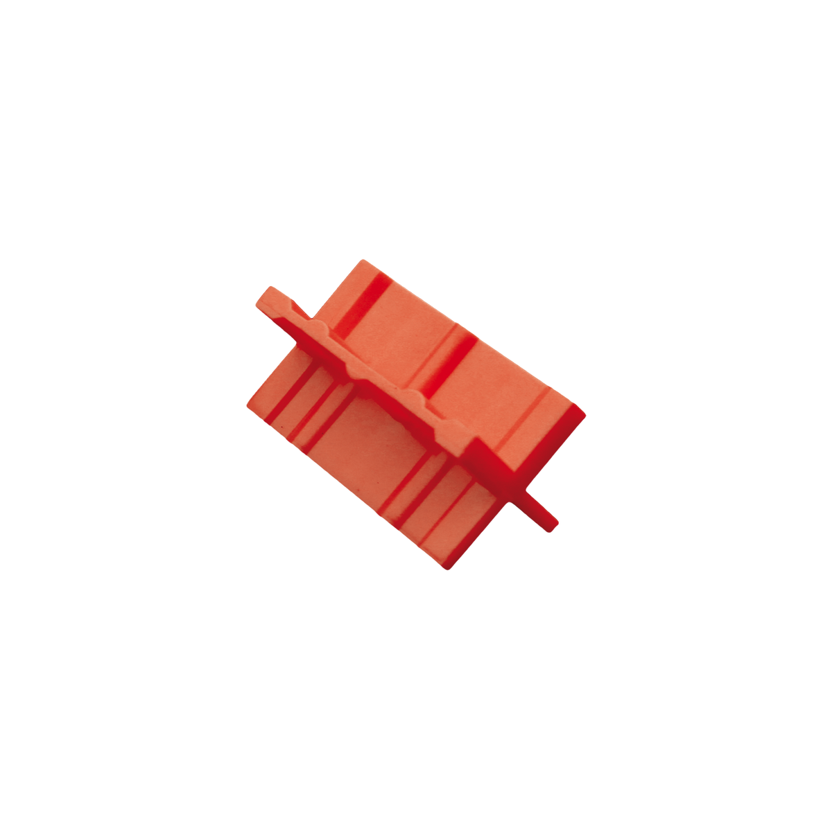 Système de fixation inox pour terrasse, espaceur en plastique rouge, gamme Cobra
