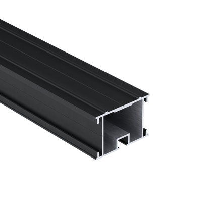 Lambourde aluminium 40x60 mm, gamme Structural, vue détaillée sur fond neutre
