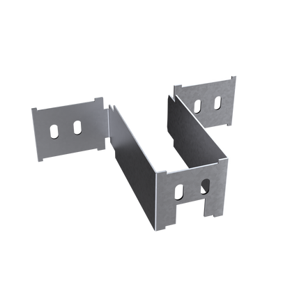Accessoire structurel aluminium pour lambourde, vue détourée