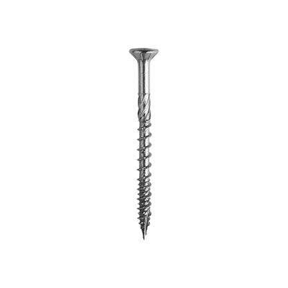 Vis inox pour système de fixation terrasse 5x60 mm, vue détourée