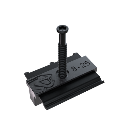 Vis inox 8-25 pour lambourde en alu et lame composite, gamme Hybrid