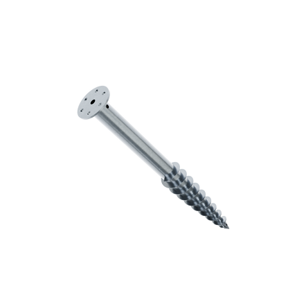 Support Spiral en inox pour lambourde, vue sur fond neutre
