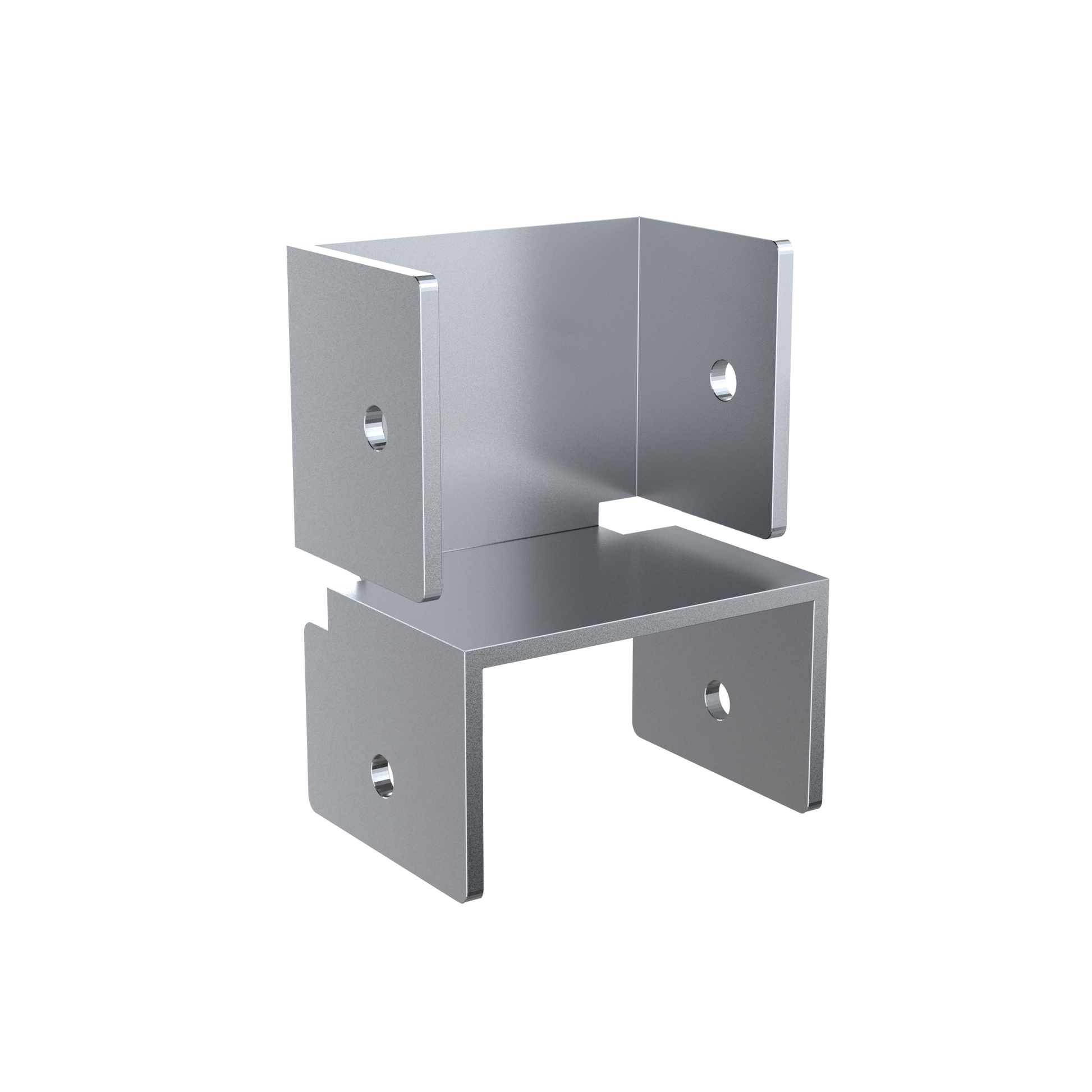 Connecteur structural en aluminium, accessoire pour lambourde en fixation