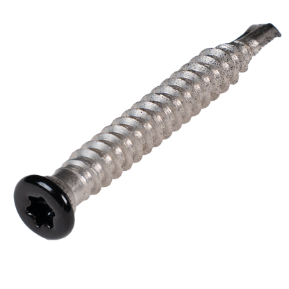 Cobra schroef SS316 A4 5,5x45mm voor aluminium balk - Gekleurde kop (50 stuks)